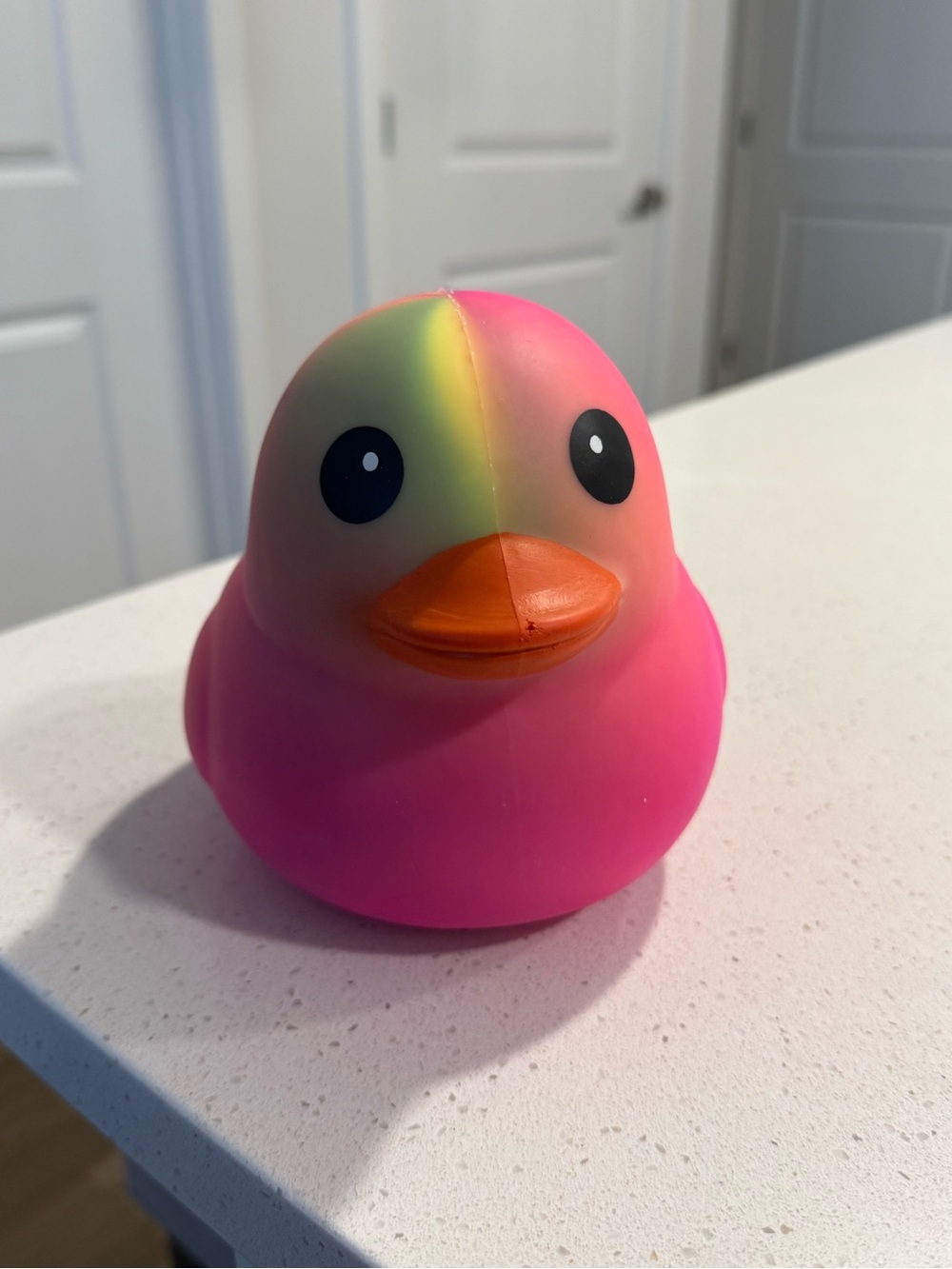 Squeeezy Pink Rubber Duck